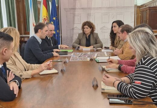 Juventino Trigo manten unha xuntanza de traballo na Coruña coa subdelegada do Goberno, María Rivas